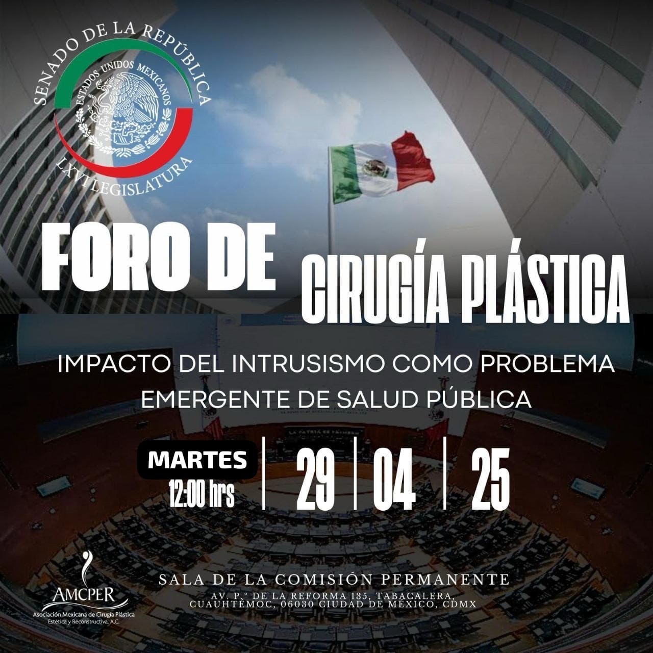 Foro de Cirugía Plástica en el Senado de la República